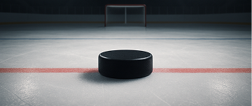 Ilustración de apuestas de hockey