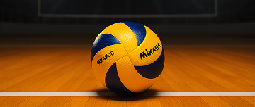 Ilustración de apuestas de voleibol